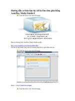 hướng dẫn cơ bản làm bộ all in one đơn giản bằng autoplay media studio 8