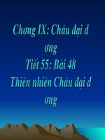 Địa 7Tiết 54: Châu Đại Dương