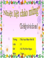 Toán: Nhân số có hai chữ số với số có một chữ số ( có nhớ )