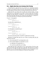 Lập Trình Logic Trong ProLog - PGS.TS. PHAN HUY KHÁNH phần 3 doc