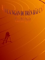 Bài Ca Ngắn Đi Trên Bãi Cát