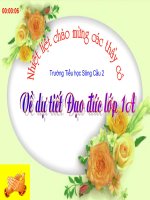 Đi bộ đúng quy định (Tiêt1)