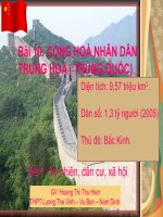 Bai 10 - Trung Quốc tiết 1