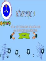 Tiet 44 .Goc co dinh o ben trong, ben ngoai duong tron