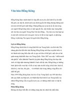 Văn hóa Hồng Kông ppt