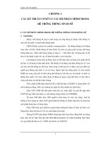 Các kỹ thuật cơ sở và các bộ phận chính trong hệ thống thông tin di số part1 ppt