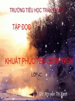 TĐ- KHUẤT PHỤC TÊN CƯỚP BIỂN