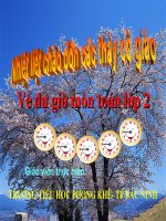 T2 (tuần 25): Giờ , Phút