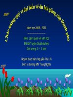 qua bau tien - giai nhat GV Thanh pho