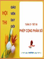 Tiet 80- Phep cong phan so