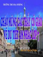 Tiết 27 - Học Hát Cachiusa