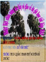 Bài 35 Vùng đồng bằng sông Cửu Long