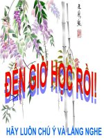 BÀI 30: VẤN ĐỀ PHÁT TRIỂN GTVT VÀ THÔNG TIN LL