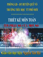 toan4; Tim phan so cua mot so