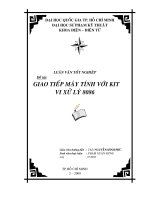 Giao tiếp giữa máy tính với KIT vi xử lý 8086 part1 pps