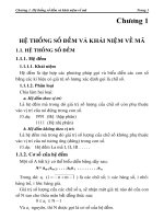 [Điện Tử] Hệ Thống Đếm Cơ Số, Đại Số Boole phần 1 docx