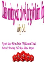 Luyện từ và câu: MRVT: Bảo vệ môi trường