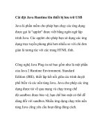 Cài đặt Java Runtime lên thiết bị lưu trữ USB Java là phần mềm cho phép bạn ppsx