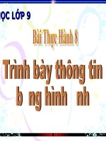 THỰC HÀNH BÀI 8_TIN HỌC 9