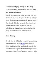 Tắt màn hình laptop, chỉ một cú click chuột docx