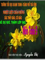 Toán- Thể tích hình hộp chữ nhật