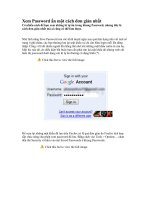 xem password ẩn một cách đơn giản nhất