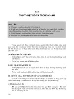 Châm cứu học - Bài 9 docx