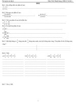 MỘT SỐ ĐỀ LUYỆN VÀO LỚP 6