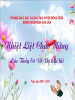 Đếm đến 5 nhận biết  số lượng trong PV 5 NBsố 5