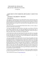 CÔNG NGHIỆP HÓA, HIỆN ĐẠI HÓA GẮN VỚI PHÁT TRIỂN KINH TẾ TRI THỨC doc