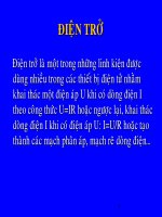 bai 1:Dien tro
