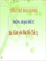 Đạo Đức - Kính yêu Bác Hồ