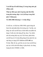 Card đồ họa tốt nhất tháng 12 trong từng mức giá (Phần cuối) ppsx