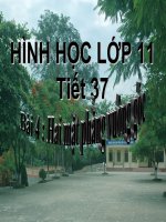 Bài 4: Hai mặt phẳng vuông góc ( Tiết 1)