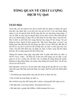TỔNG QUA về CHẤT LƯỢNG DỊCH vụ QOS