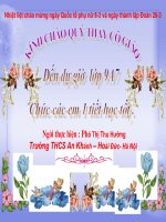 Tiết 55: Công thức nghiệm thu gọn