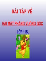 bài tập hai mặt phẳng vuông góc
