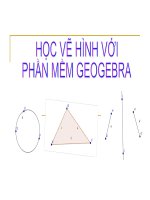 học vẽ hình với phần mềm geogebra (tt)