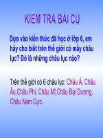 Tiết 54: Châu lục lạnh nhất thế giới