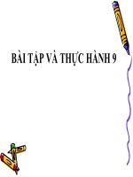 Bài tập và thực hành 9