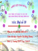 Dấu nhị thức bậc nhất (tiết 3)