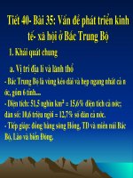 bài 35. vấn đề phát triển kinh tế-xã hội ở bắc trung bộ
