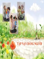 TẬP NẶN TẠO DÁNG NGƯỜI