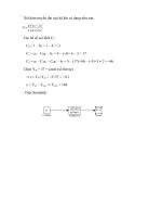 bài tập tổng hợp hệ điện cơ