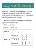 Quá trình thiết bị công nghệ sinh học_phan ung