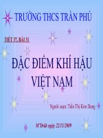 Đặc điểm khí hậu Việt Nam