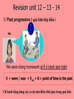 Revision unit 12 – 13 - 14