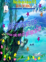 Luyện tập(Bất đẳng thức tam giác)