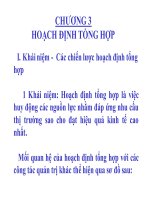 bài giảng quản trị sản xuất - chương 3 hoạch định tổng hợp (2014)