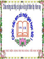 TĐ LỚP 1: BÀN TAY MẸ